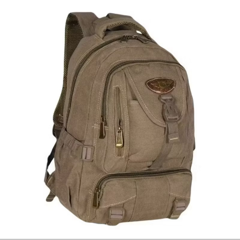 MOCHILA EM LONA PRETA ORIGINAL KVN REFORÇADA MASCULINA UNISSEX TRABALHO ESCOLA FACULDADE.. em Oferta na Shopee