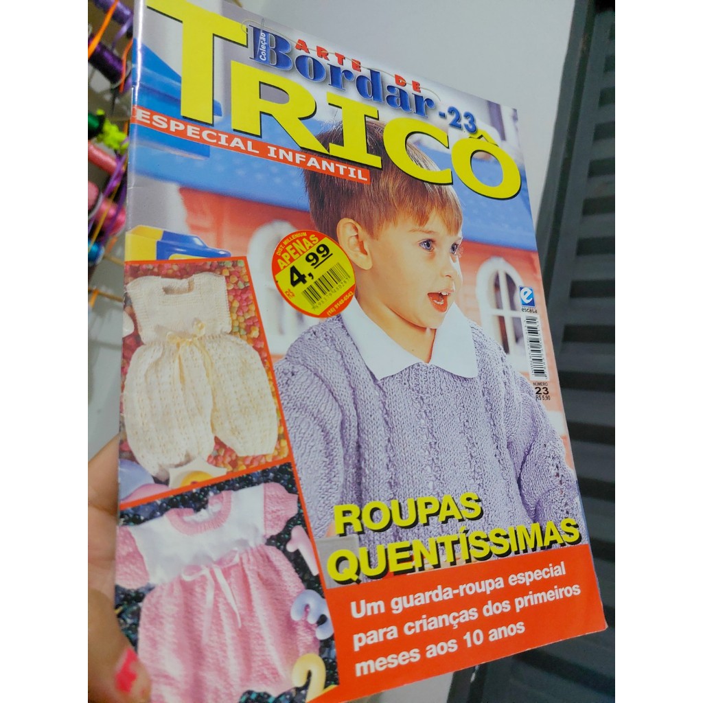 Revista Arte de Bordar Tricô nº23