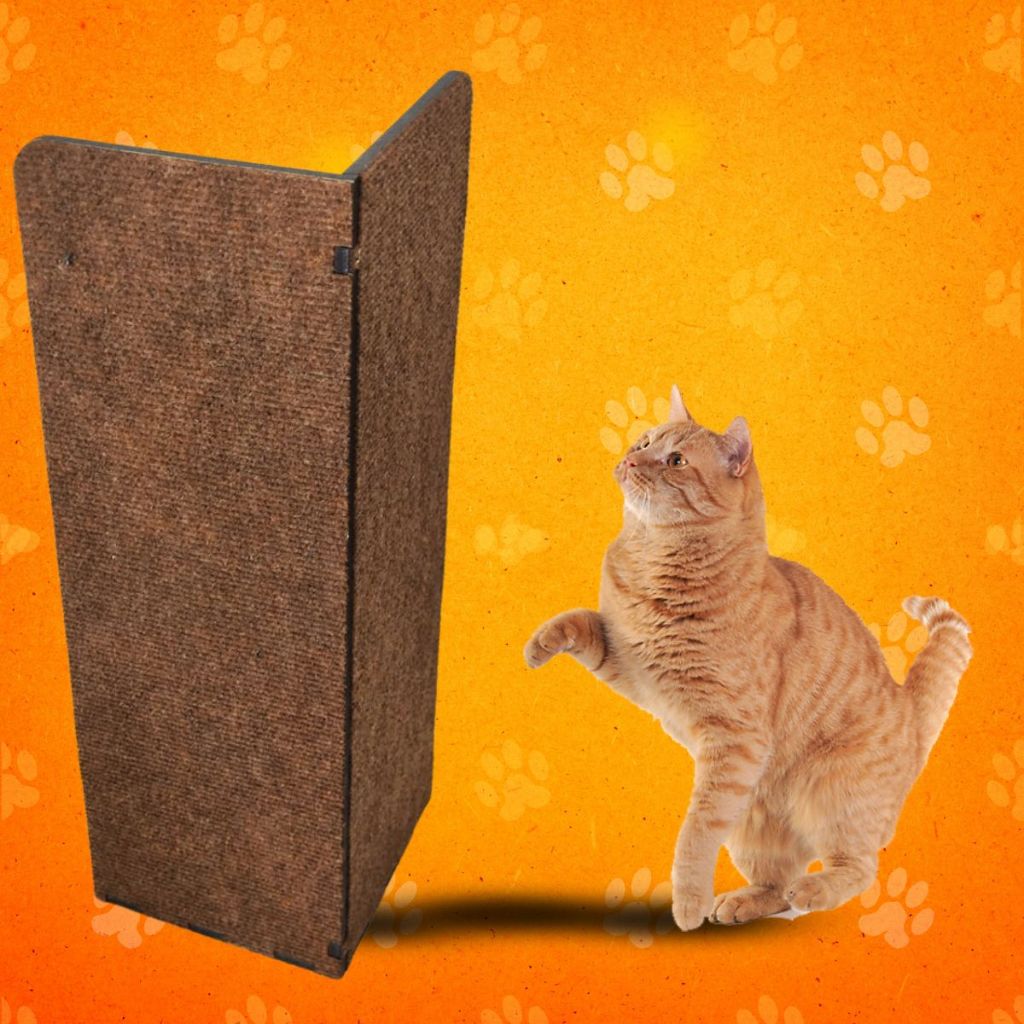 Kit Arranhador 2 Unidades Para Gatos Protetor Canto Sofá Cama Box em Oferta na Shopee