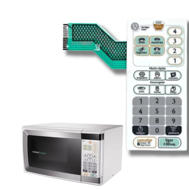 Membrana Teclado Microondas Consul Cmp25 Cmp 25ab Facilite