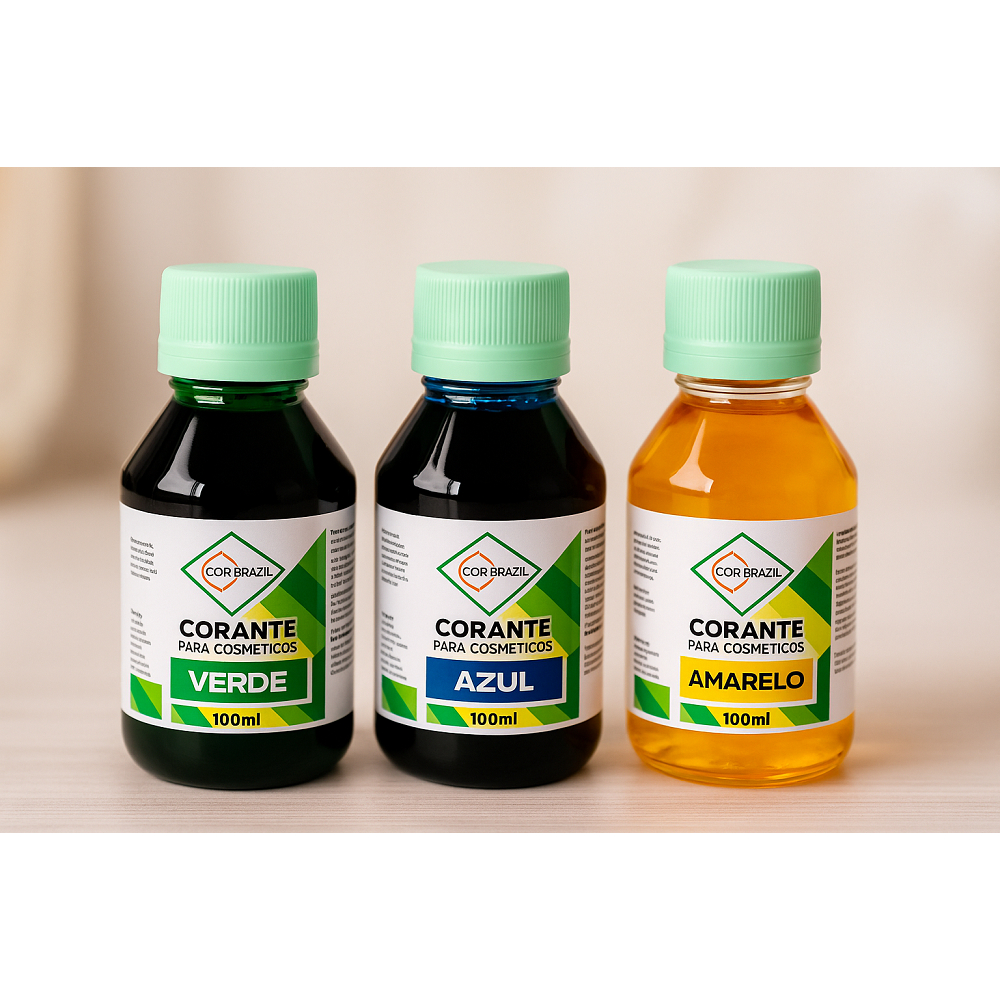 3 Corante De 100ml Para Sabão ,Detergente, Desinfetante