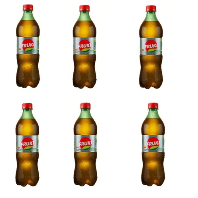 Kit 06 garrafas Refrigerante Fruki Guaraná Zero 600ml cada em Oferta na Shopee