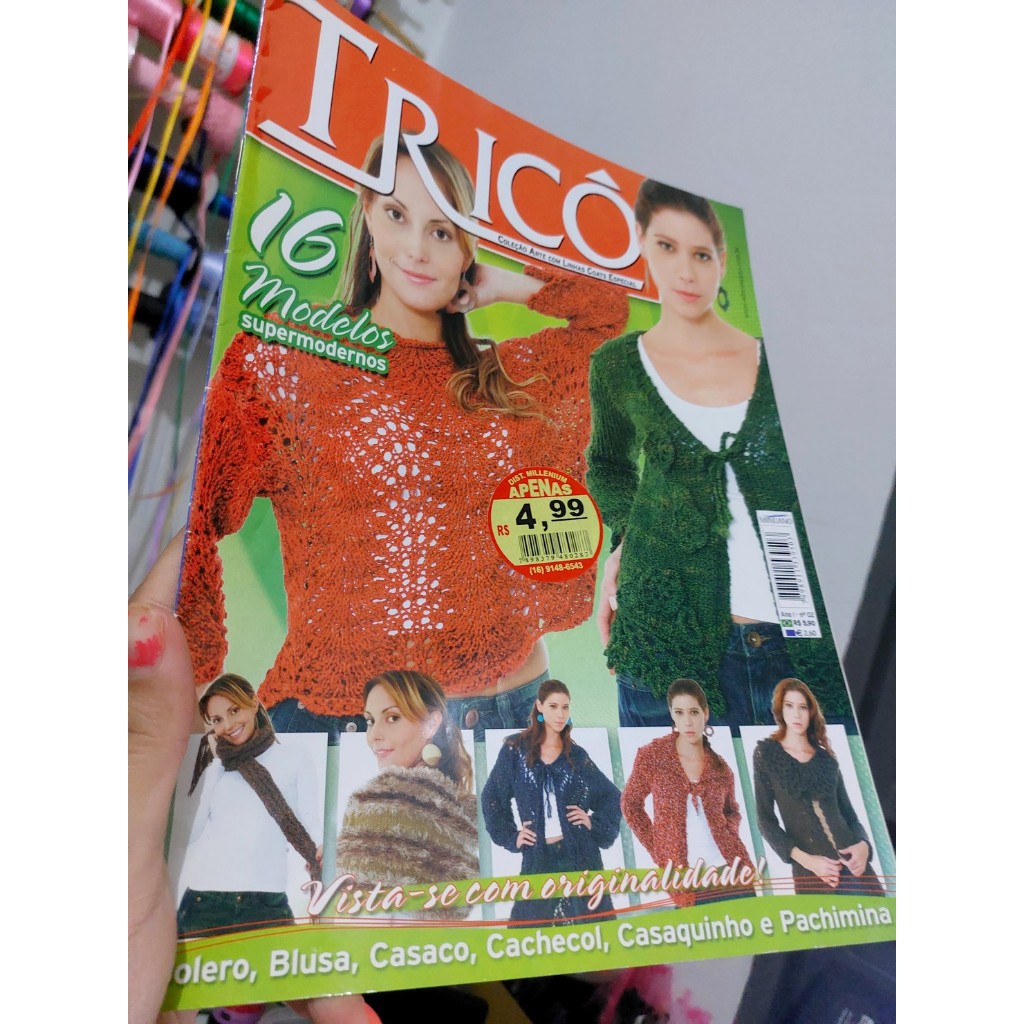 Revista tricô Coleção Arte em linhas coats especial