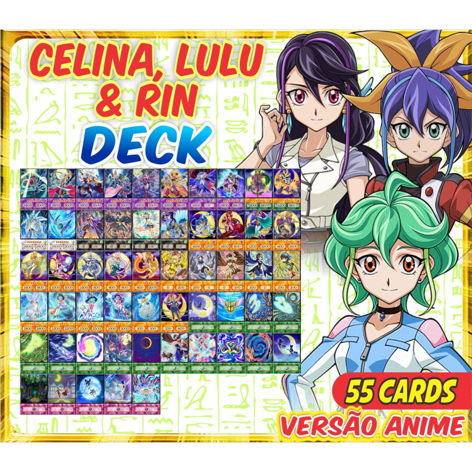 Celina, Lulu, Rin (50 Cards) Deck Anime ARC-V
