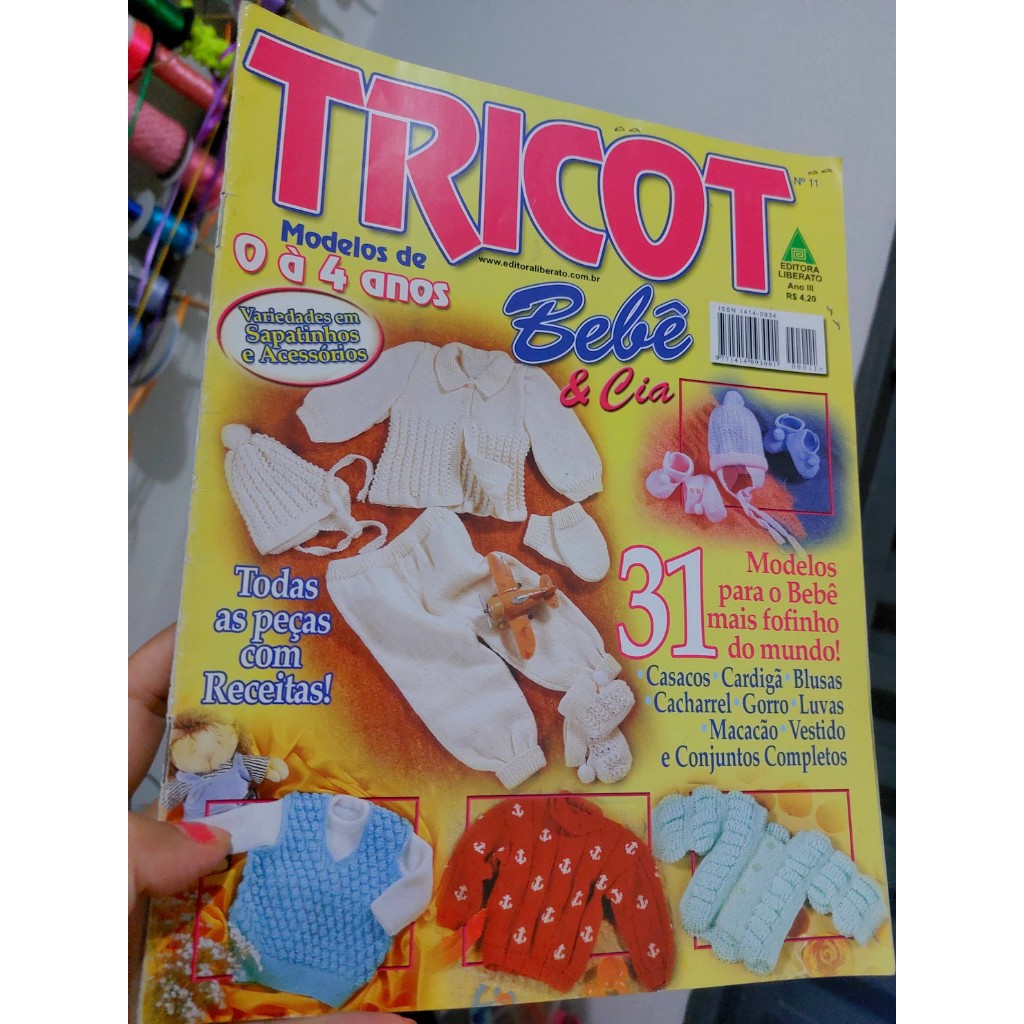 Revista tricot Bebê e Cia