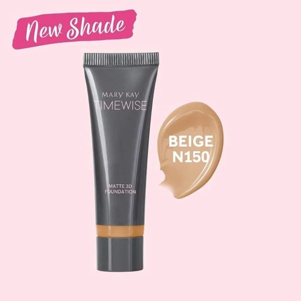 Base Líquida Matte Timewise 3D - Cor Beige N150 - Mais vendida - 12h duração controle da oleosidade