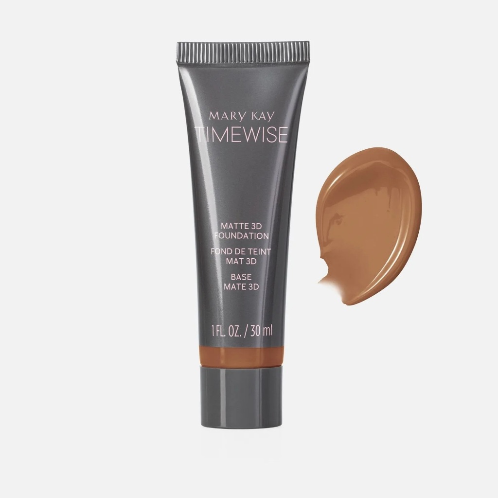 Base Líquida Matte Timewise 3D - Cor Bronze W150 Mais vendida - 12h de duração controle a oleosidade