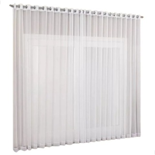 Cortina de Voil Para Sala e Quarto 3,00x2,60 Para Varão em Oferta na Shopee
