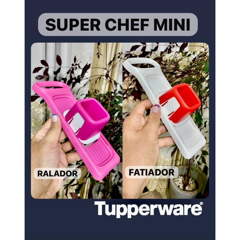 Super Chef mini fatiador e Super chef mini ralador Tupperware