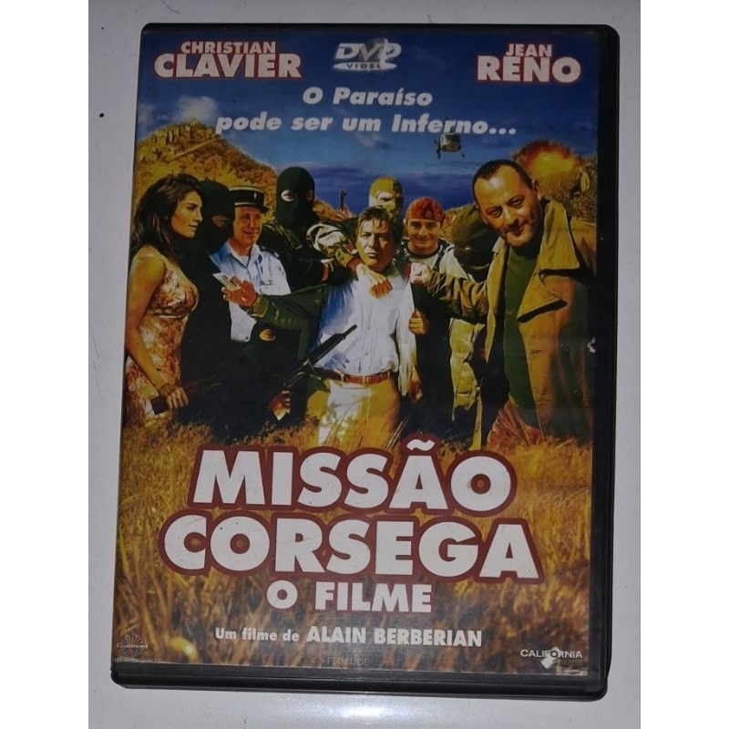 dvd - Missão Córsega - Christian Clavier/Jean Reno - filme francês