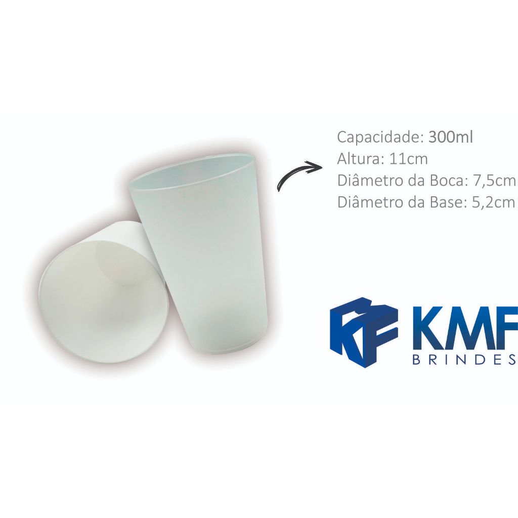 10 Copos ECO 300ml Ecológico, Flexível, Não Quebra, Copo Plástico PP, Caldereta, Festa Infantil