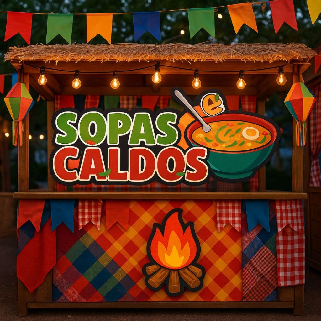 Placa barraca caldos e sopas 50 cm cod 60.37