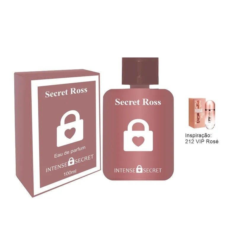 Deo Colônia Secret Ross Eau Parfum  100ml (Intense Secret)