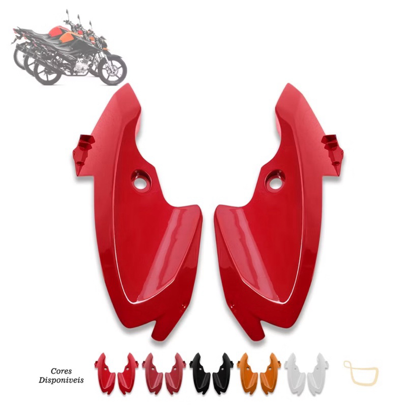 Carenagem Bananinha Lateral do Farol YBR Factor 150 2016/2024 (MÍNIMOS DETALHES NA PINTURA) em Oferta na Shopee
