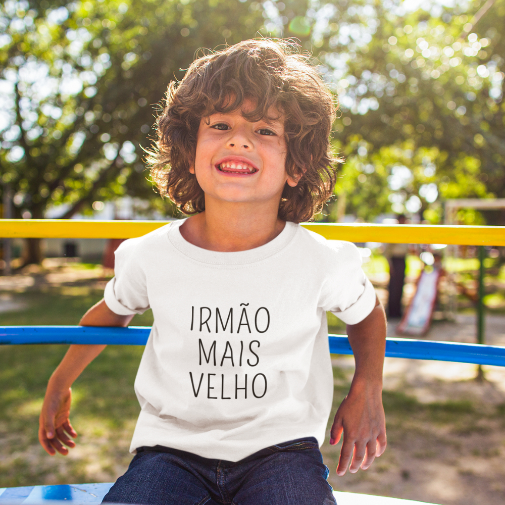Blusa Promovido a Irmão mais Velho Camiseta T-Shit Infantil