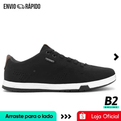 Sapatênis Pegada Element Masculino Casual Preto Original Com Nota Fiscal e Garantia