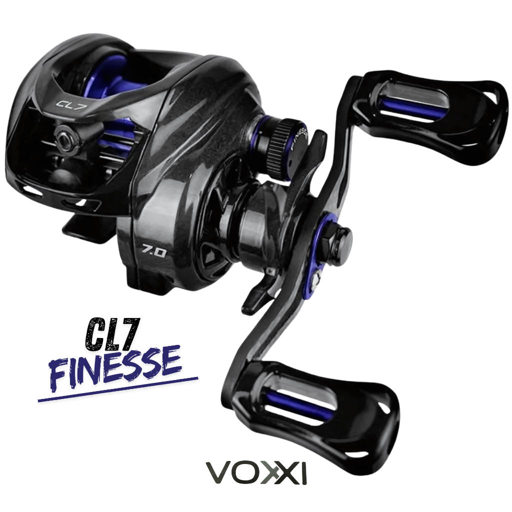 Carretilha Voxxi CL7 Finesse | Vel. 7.0:1 Rol. 6+1 Drag 4,5kg