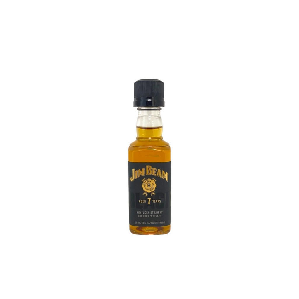 Mini Whisky Jim Beam Black 7 anos 50ml - Food & Beverages
