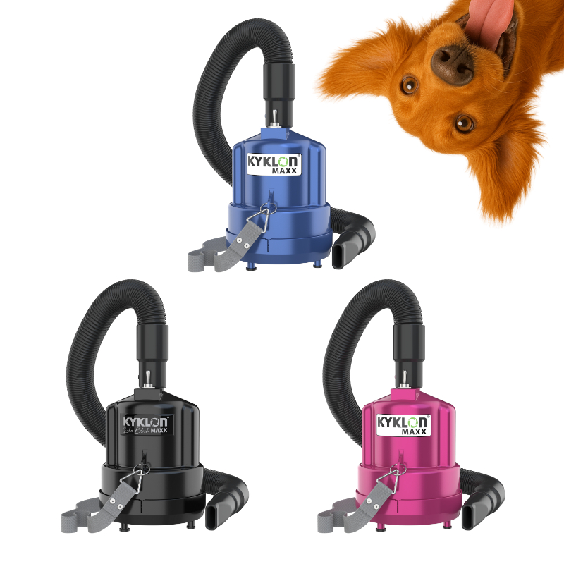 Soprador Pet Kyklon Maxx 1400W Rosa Azul Preto 110V/220V – Profissional para Banho e Tosa