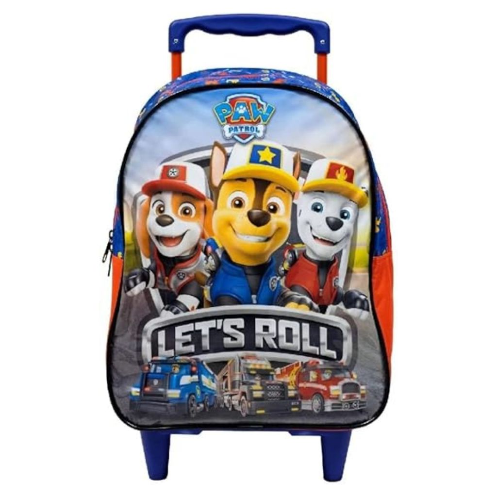 Mochila Rodinhas Patrulha Canina Highway X2 Original Xeryus