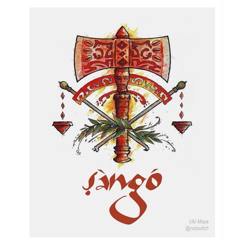 QUADRO DECORATIVO PLACA MDF- ESPADA DE XANGÔ
