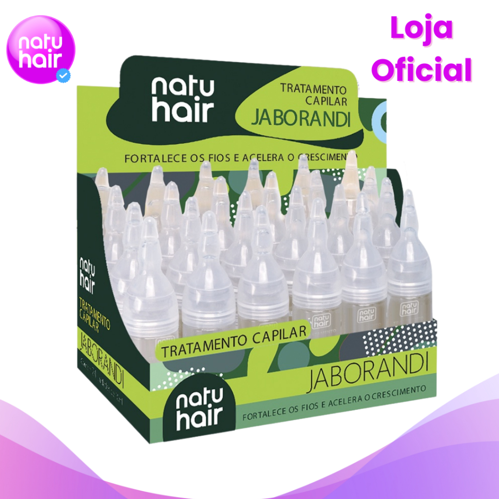 Ampola de Tratamento Capilar Jaborandi Natuhair 10ml (6 UN)