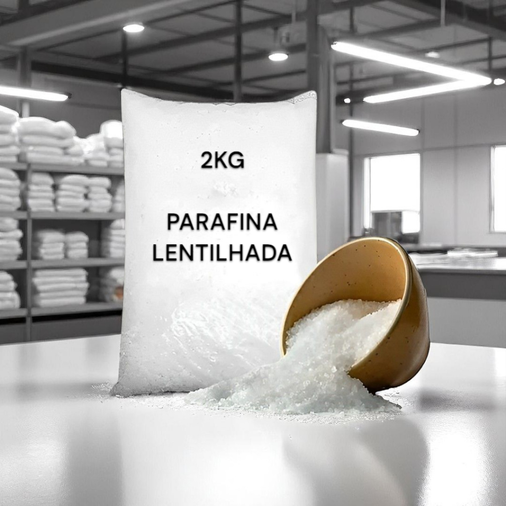 2KG DE PARAFINA 100% PURA NACIONAL PARA VELAS E PRODUTOS ARTESANAIS EM GERAL em Oferta na Shopee