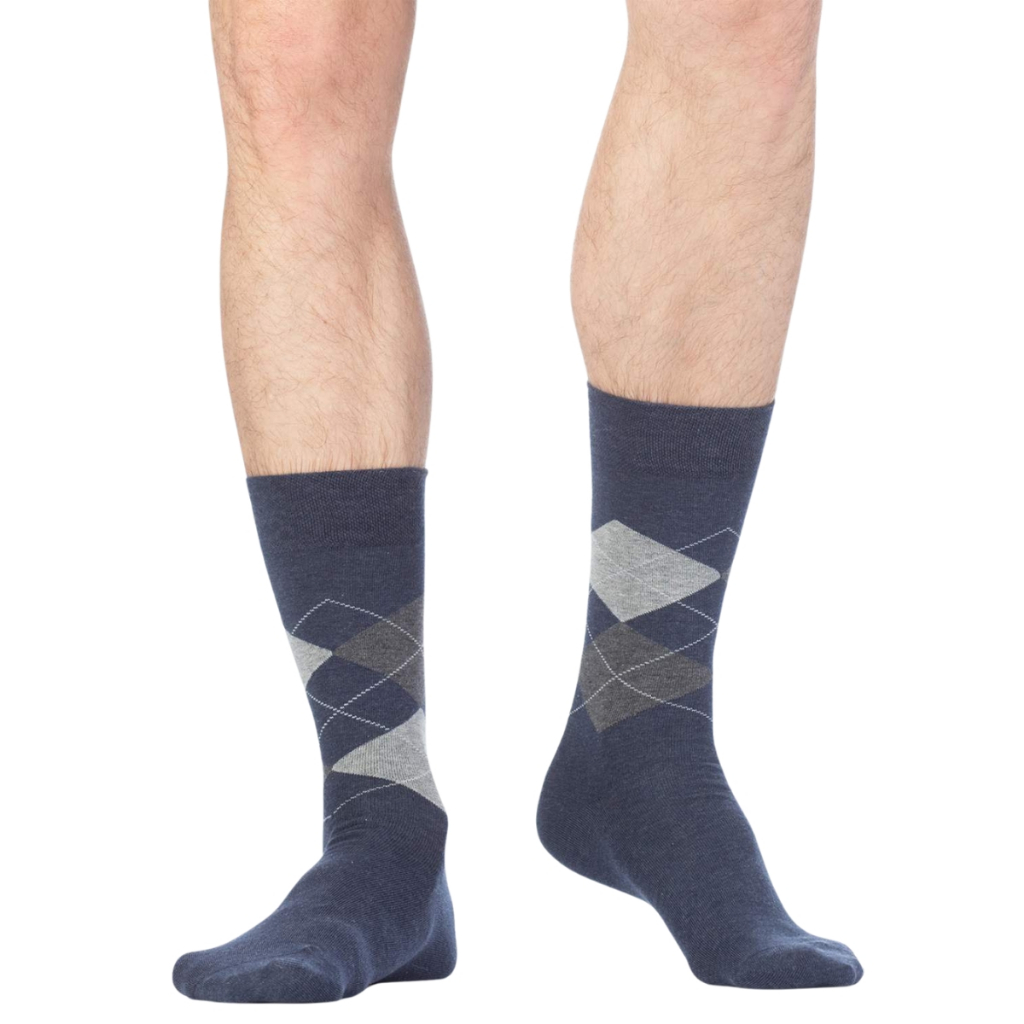 Kit 9 Pares de Meia Social Masculina Conforto  Social Sport Fino Conforto Preta Cinza Azul Escuro Marrom