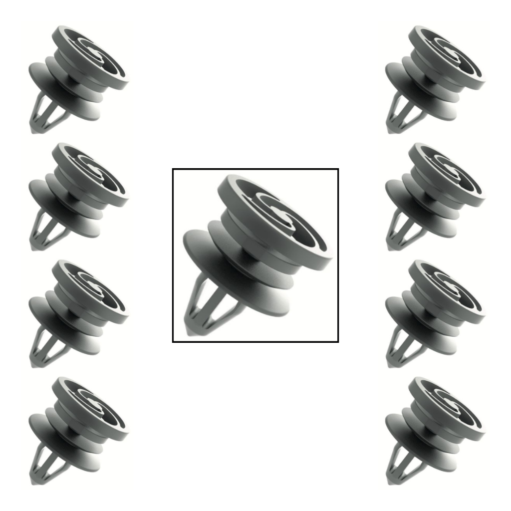 Grampos Do Forro Da Porta Volkswagen Fox Gol Parati Saveiro Spacefox Presilhas em Oferta na Shopee