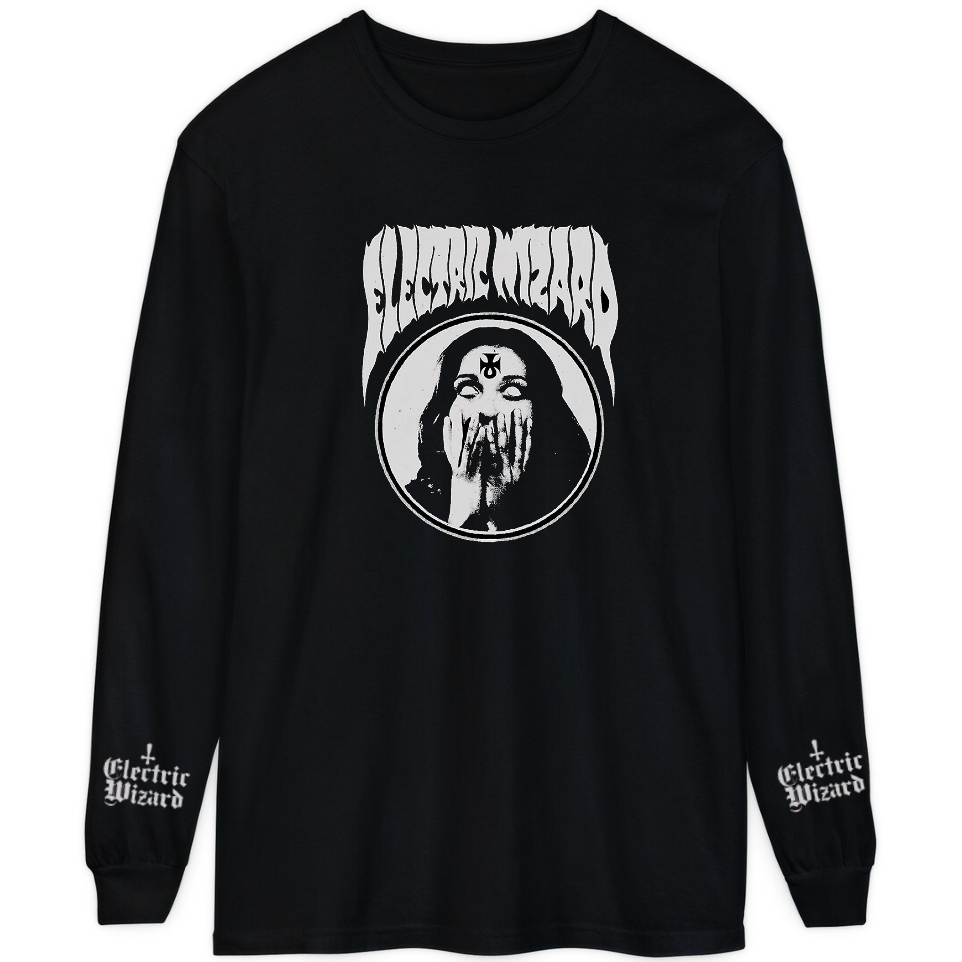 Camiseta Electric Wizard Camisa Manga Longa Blusa Manga Comprida