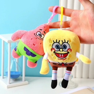 Chaveiro de Pelúcia Bob Esponja e Patrick 12Cm Dupla Perfeita em Oferta na Shopee