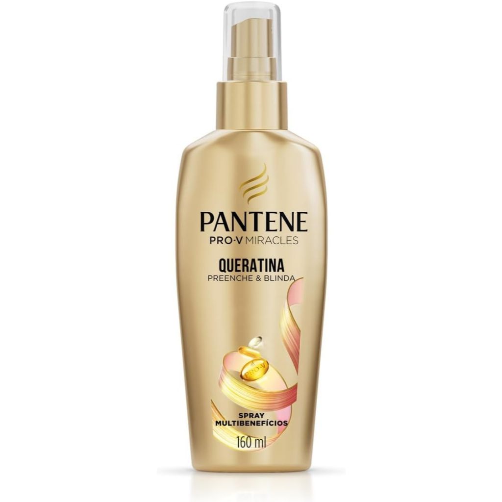 Spray Capilar Multibenefícios Pro-V Miracles Pantene Queratina Com 160ml em Oferta na Shopee