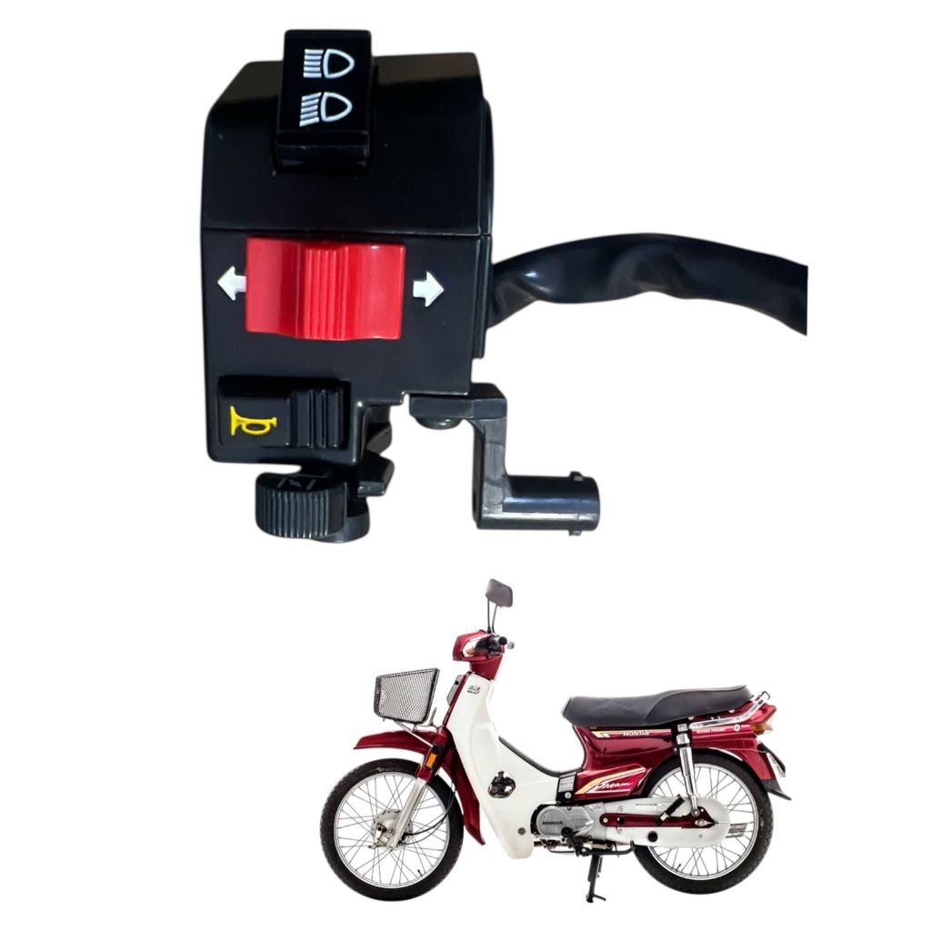 Chave De Luz Punho Seta Para Honda C 100 Dream 1993 Até 1998 em Oferta na Shopee