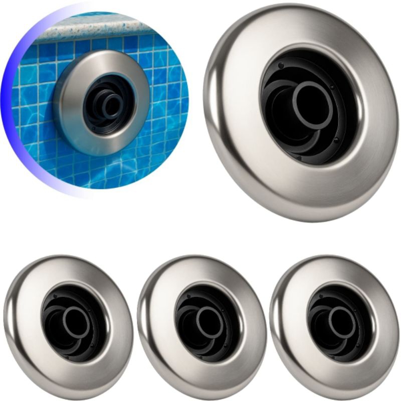 Kit 04 Dispositivos De Retorno Alvenaria Inox 50mm Original Para Piscinas Sodramar em Oferta na Shopee