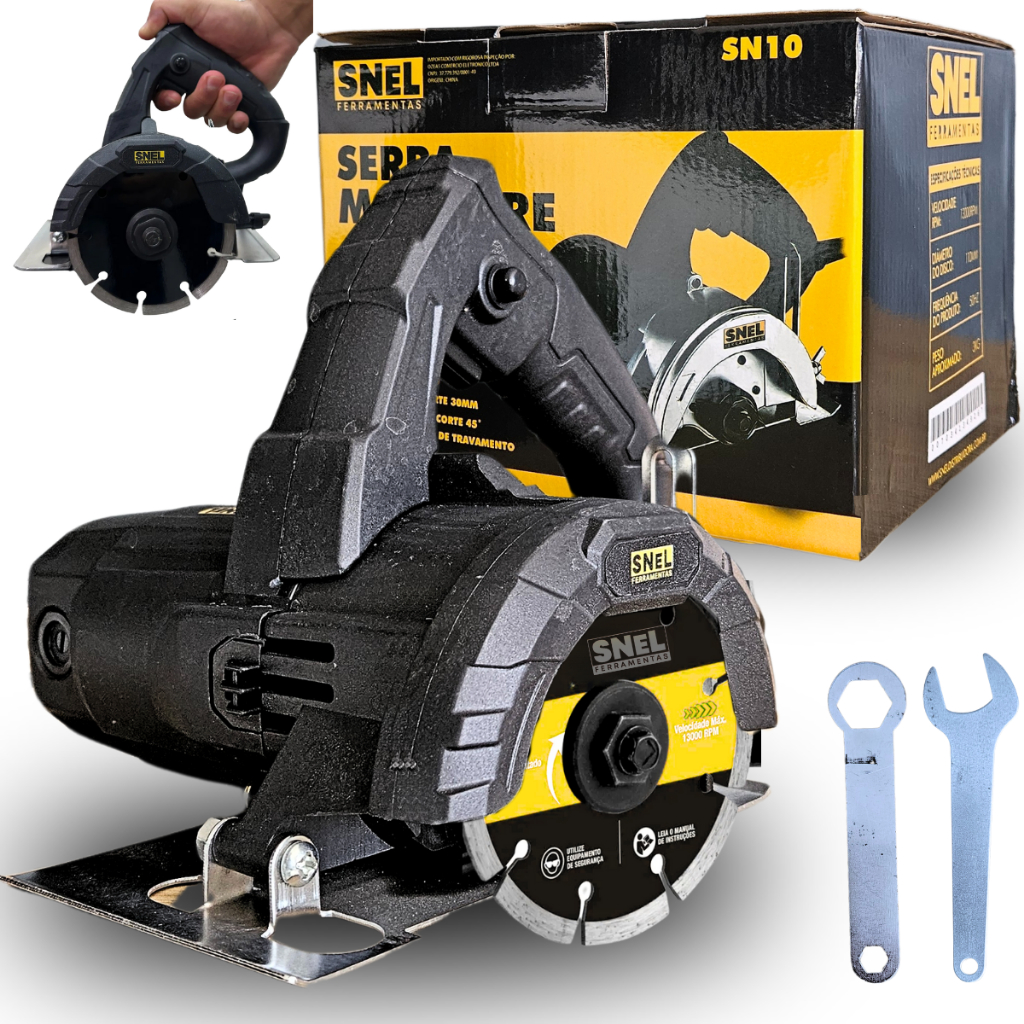 Serra Mármore 2800w Profissional Serra Circular Madeira Marmore 127v 220V 4.3/8" Snel