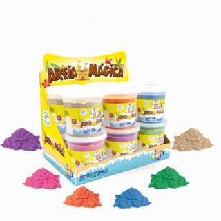 Areia Magica Infantil Colorida Cinética Diversas Cores 200g Acrilex promoção em Oferta na Shopee