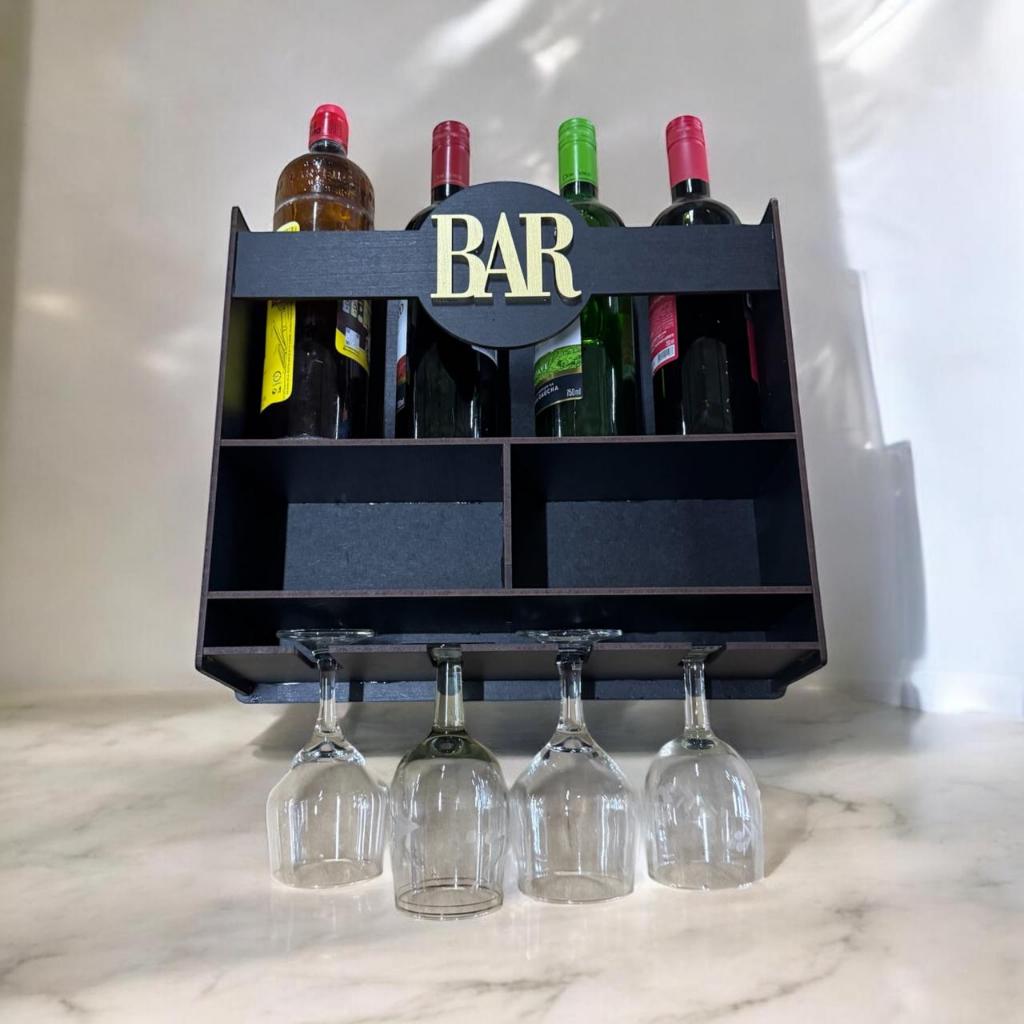 Bar De Parede Rustico Decoração Barzinho em MDF Churrasco Cantinho Retrô em Oferta na Shopee