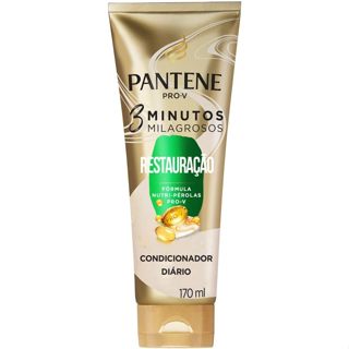 Condicionador Pantene 3 Minutos Milagrosos Restauração 170ml em Oferta na Shopee