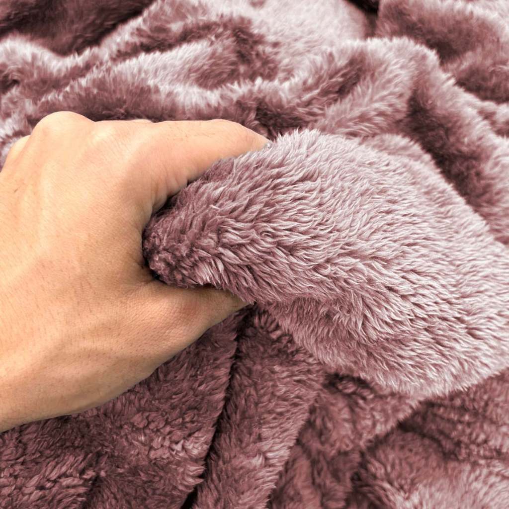 Cobertor Coberdrom Casal Queen Dupla Face Sherpa Pele De Carneiro Soft Inverno Toque Macio...