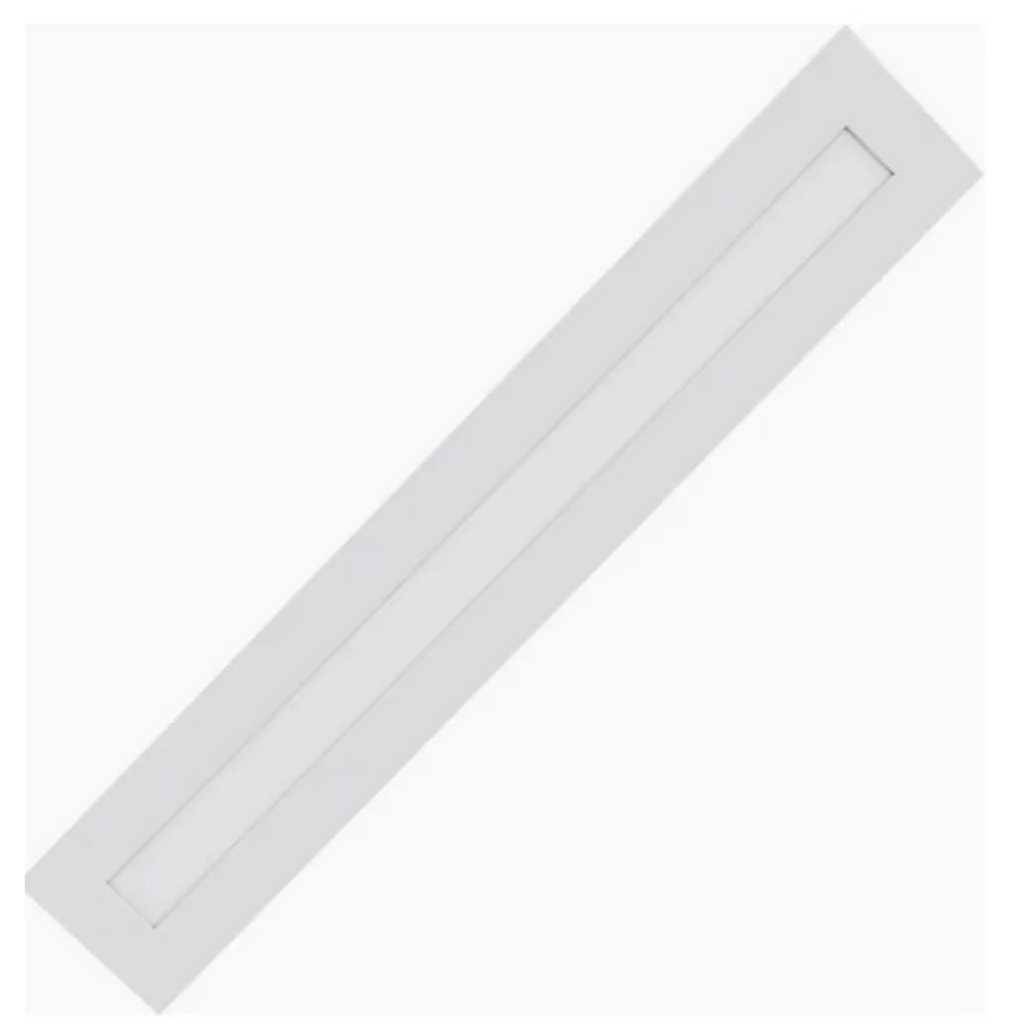 Painel Plafon Led Embutir Retangular 24w 10x60