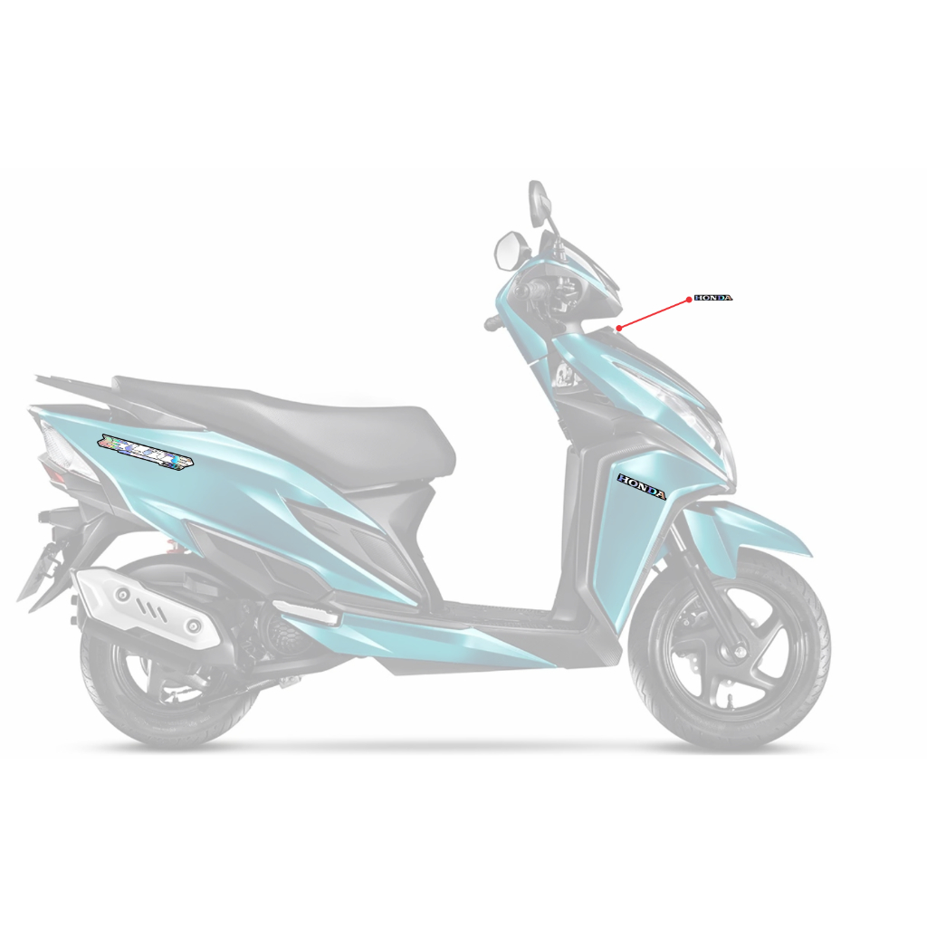 Adesivos Holográfico Elite 125 2025 - Honda Elite Scooter Moto