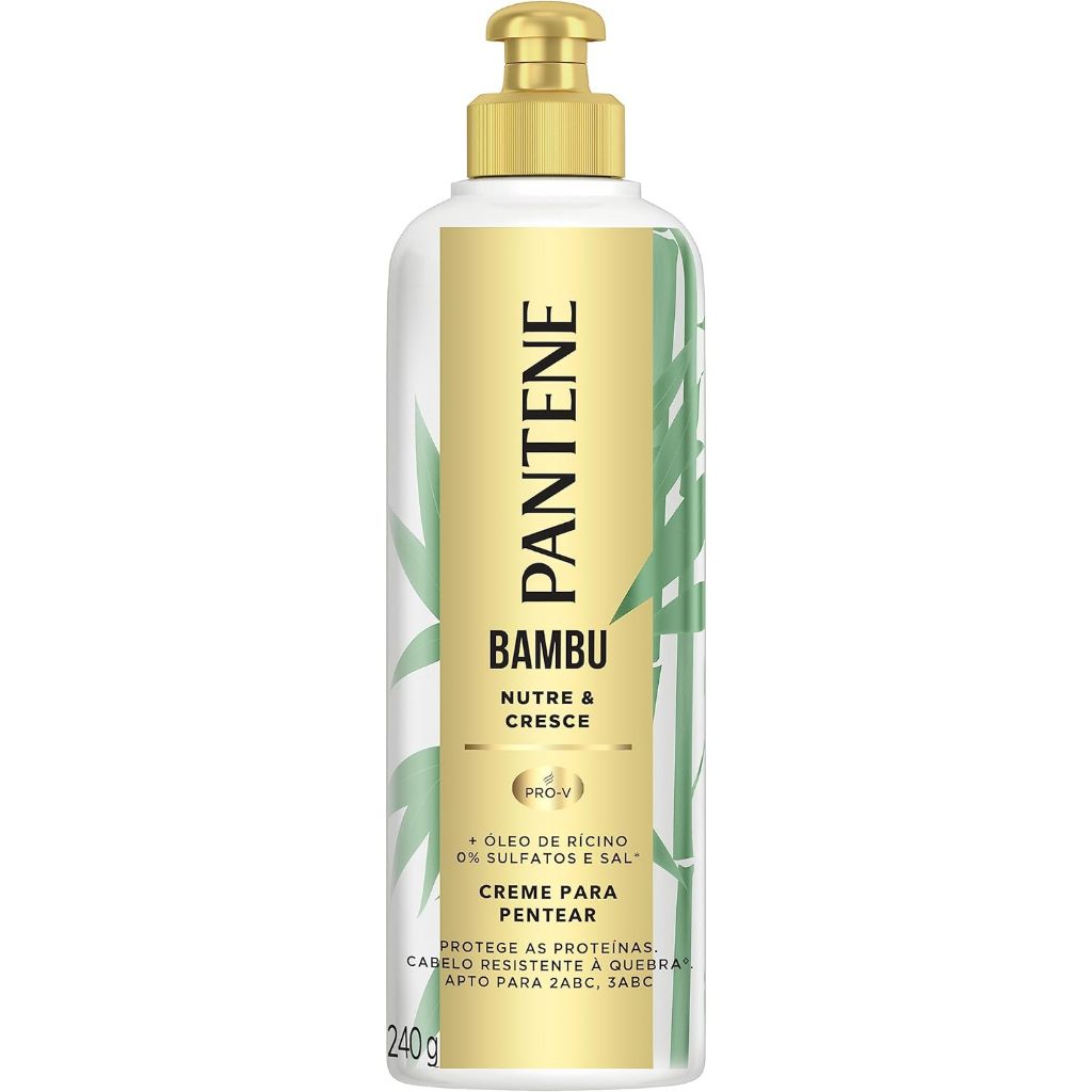 Creme Pentear Pantene Bambu 240g em Oferta na Shopee