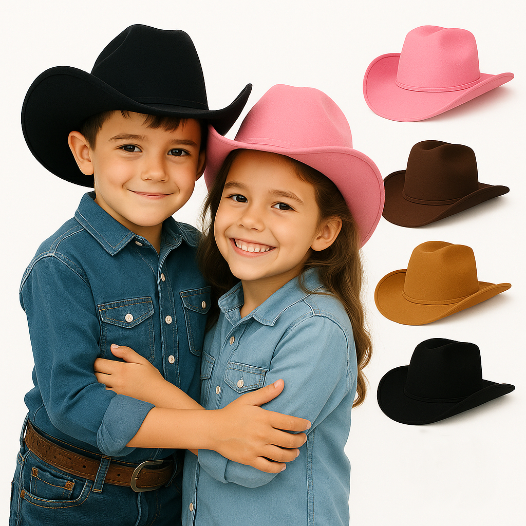 Chapéu Country Infantil Gustavo Lima Rodeio Sertanejo em Oferta na Shopee