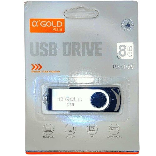 Pendrive 8GB  Conectividade USB 2.0 em Oferta na Shopee
