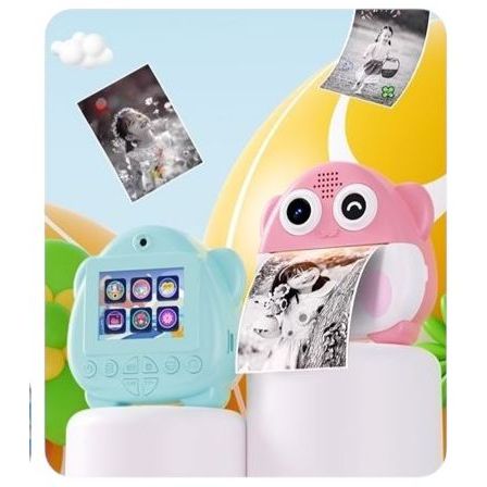 Câmera De Impressão Instantânea Para Crianças Mini Impressora Fotográfica Digital Infantil P.QIU