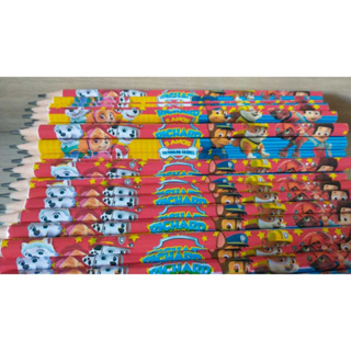 30 lembrancinha lápis personalizado para festa infantil patrulha canina em Oferta na Shopee