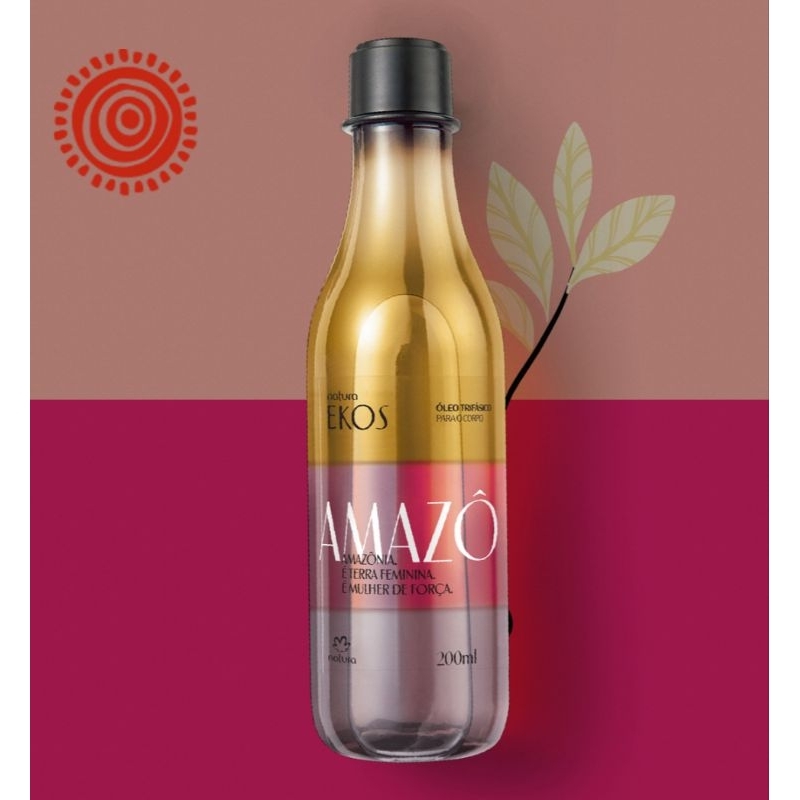 Óleo Trifásico Desodorante Corporal Ekos Amazô 200 ml