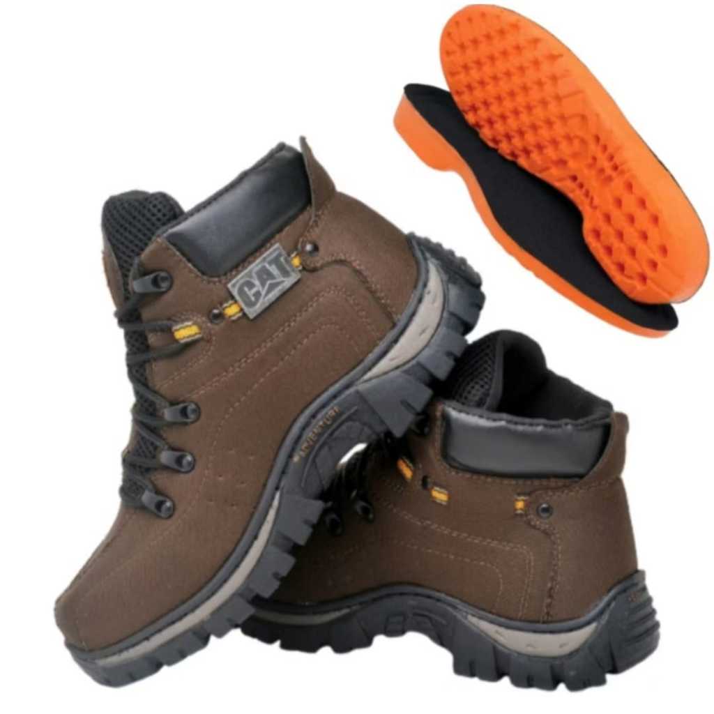 Bota Coturno Adventure Masculino Feito De Lona Reforçada OFERTA + Palmilha Ortopédica Gel em Oferta na Shopee