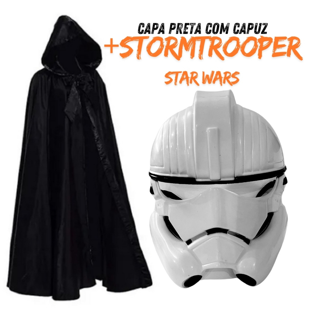 Fantasia Máscara Capacete Star Wars Stormtrooper Phasma Bear House Mandaloriano Cosplay Soldado