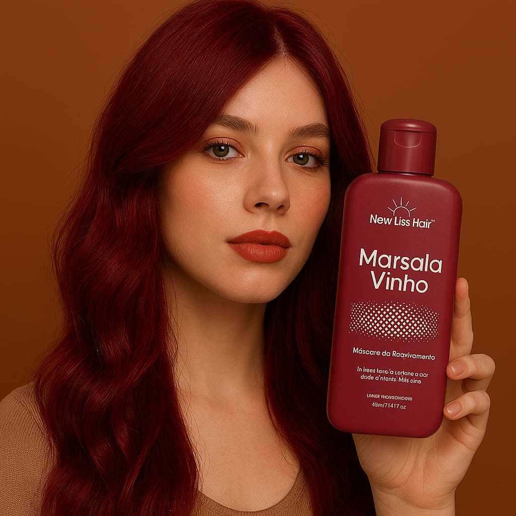 Matizador Marsala Vinho Original New Liss Hair 500ml